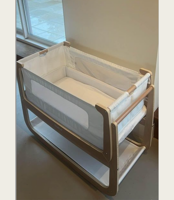 SnuzPod4 Bedside Crib Natural